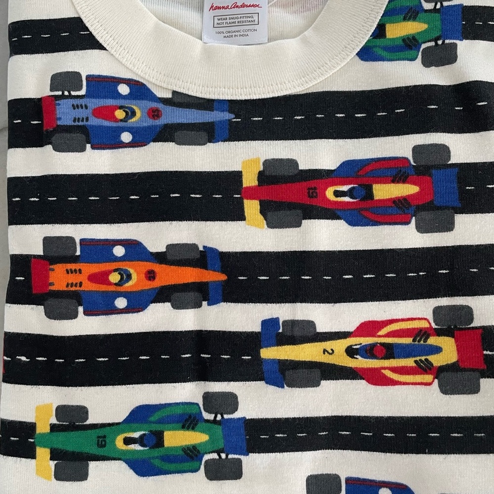 Hanna Andersson • Race Day • Pajama Top • Organic Cotton • Size 14-16  • BN - Picture 5 of 6